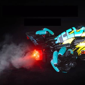 ماشین کنترلی RC مدل F1 طرح دودزا زرد remote control RC car model F1 shot 1:20 -اسباب بازی